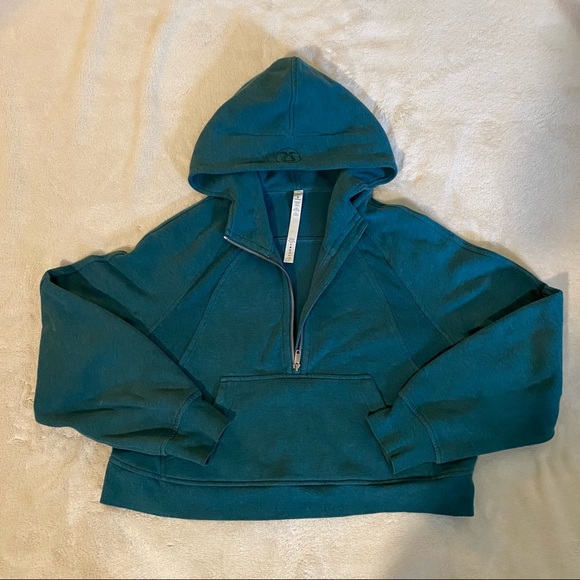 Scuba Oversized 1/2 Zip Hoodie
Heathered Desert Teal - Picture 4 of 11